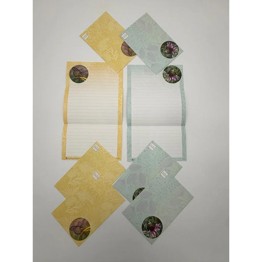 15 Pc Mixed Greeting Cards Stationery Lot Christmas Holiday Birthday Envelopes